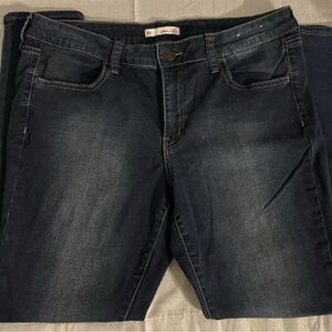 SO Kohls Women's Ultimate Jegging Low Rise Medium Wash Stretch Juniors Size 15